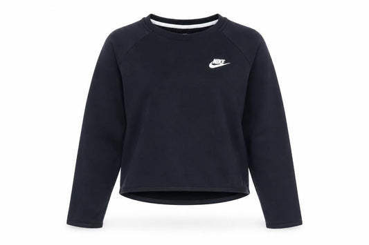 Womens UK Size M Nike Black Pullover Sweatshirt