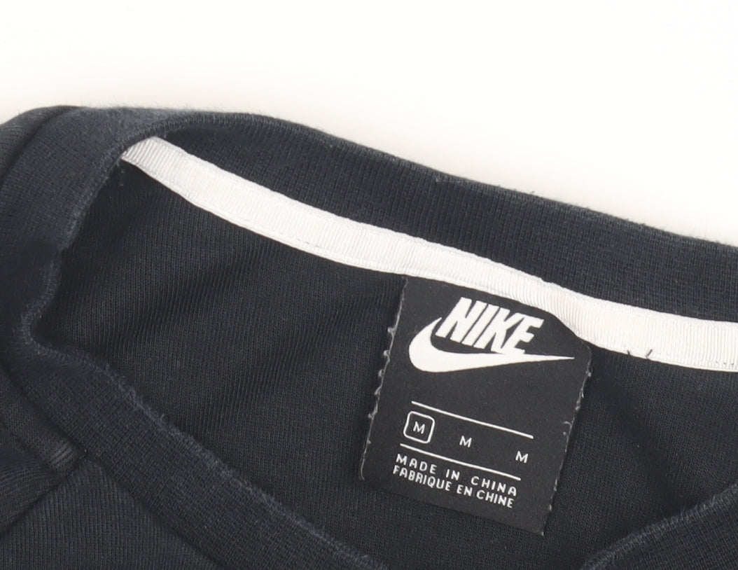 Nike Women's Black Pullover Sweatshirt, Size M