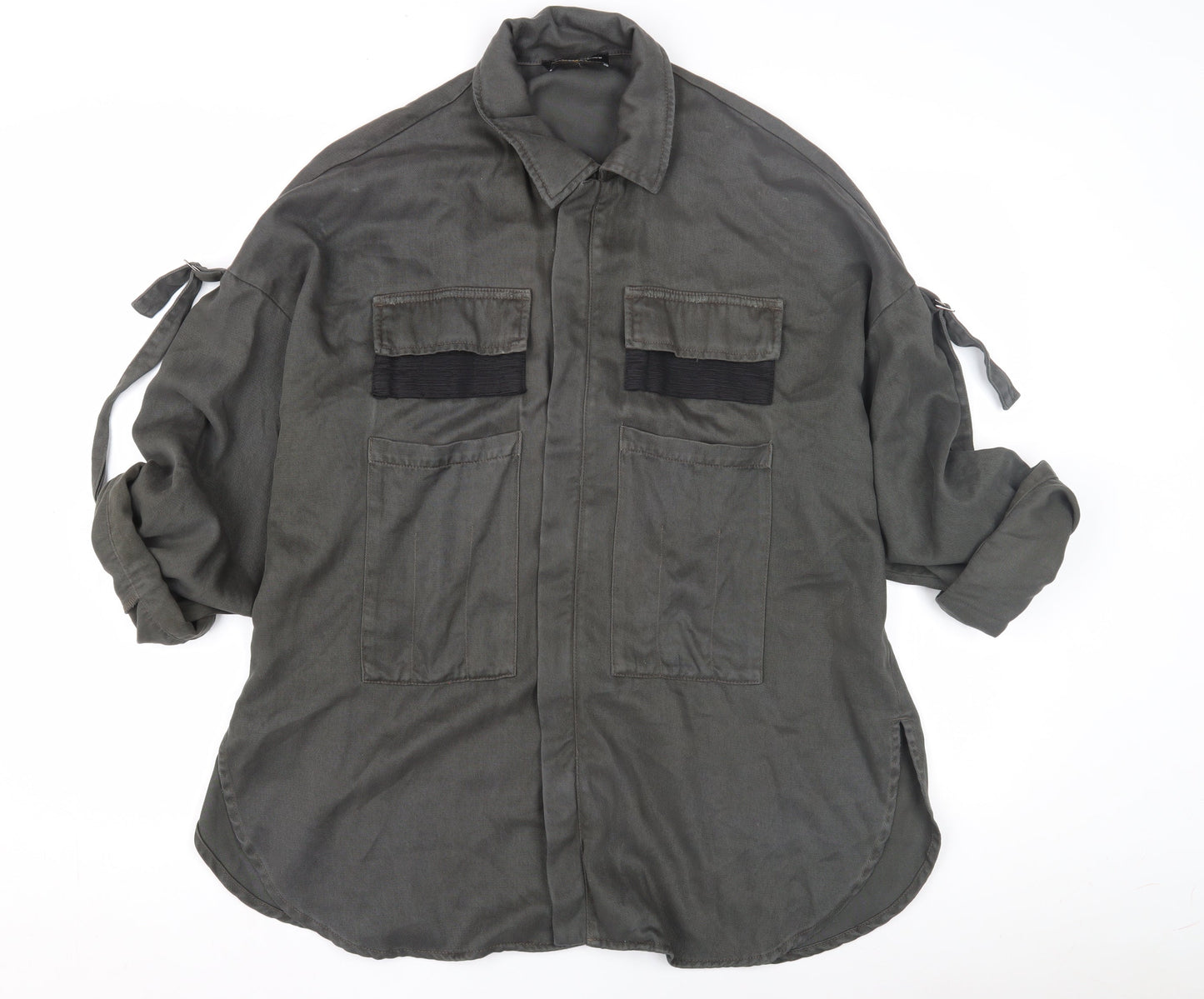 Mens UK Size M The Kooples Green Military Jacket