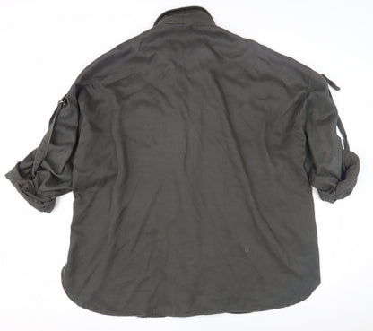 Mens UK Size M The Kooples Green Military Jacket