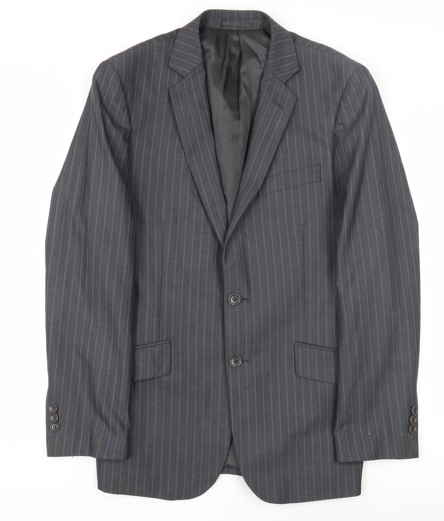 G2000 Men's Grey Pinstripe Blazer Size 48