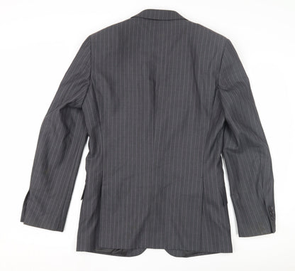 G2000 Men's Grey Pinstripe Blazer Size 48