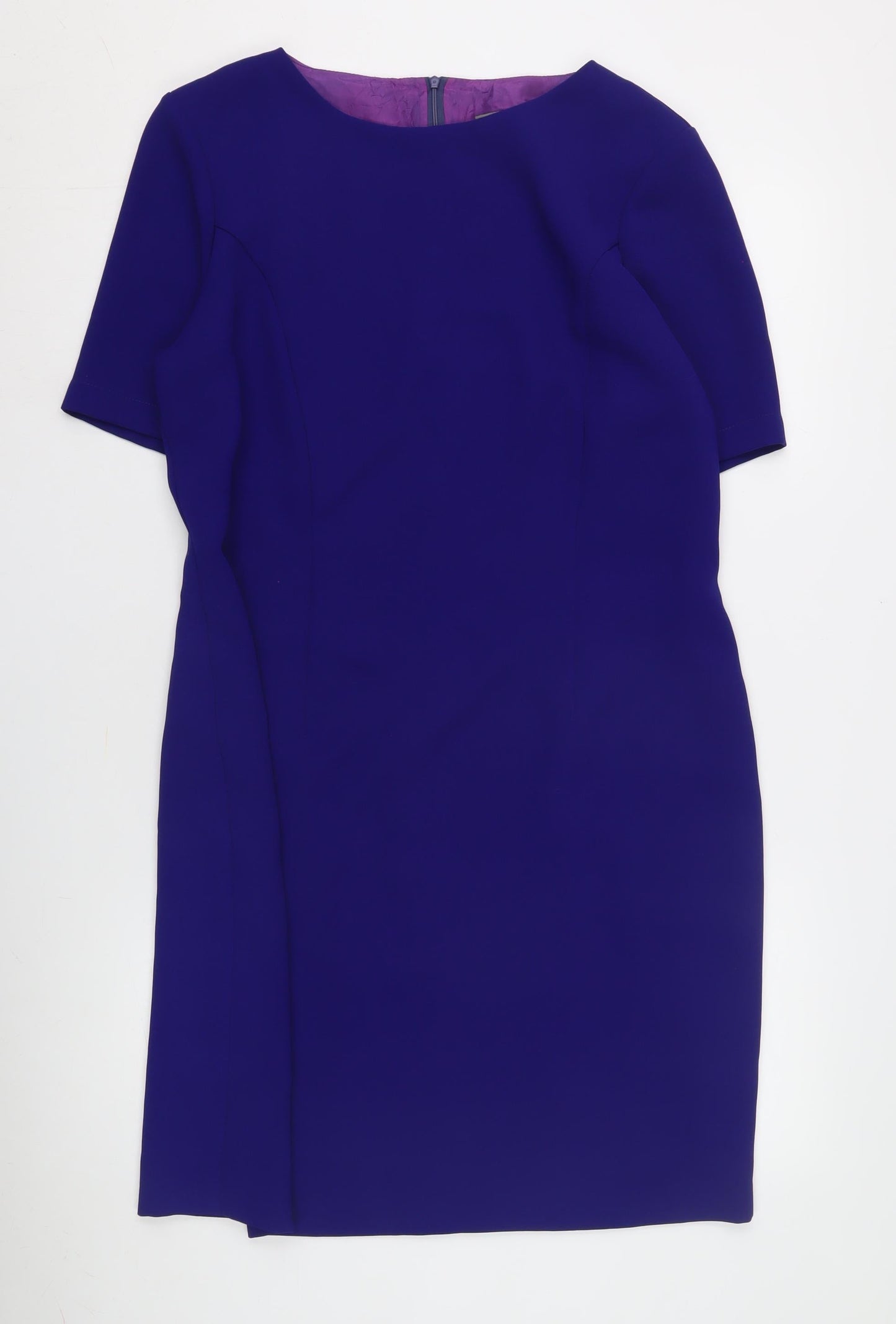 Omiline Women's Purple Sheath Dress Size 16 Workwear