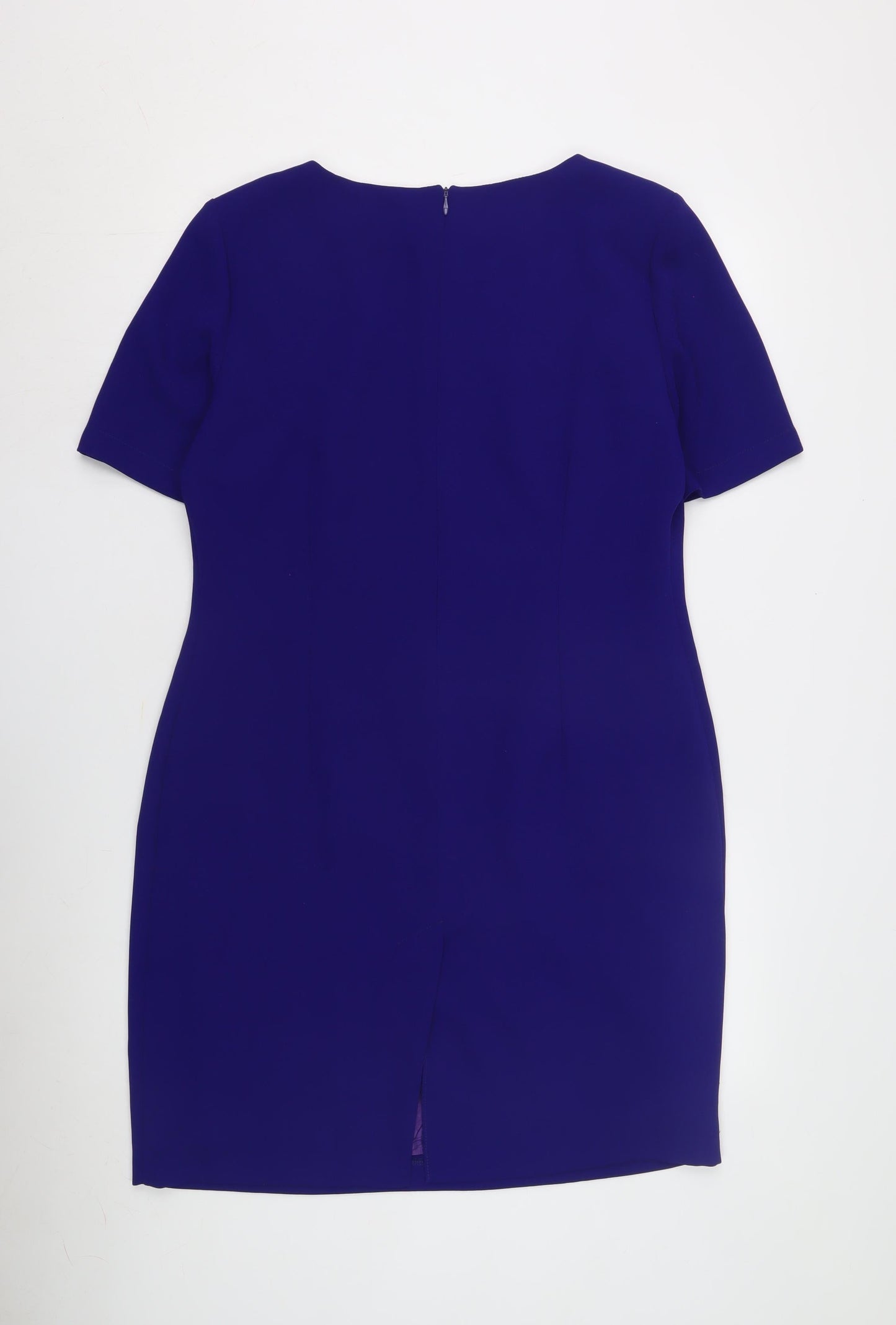 Omiline Women's Purple Sheath Dress Size 16 Workwear
