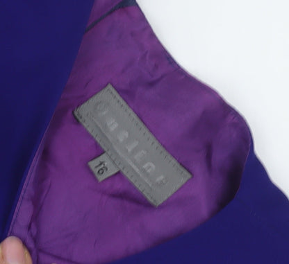 Omiline Women's Purple Sheath Dress Size 16 Workwear