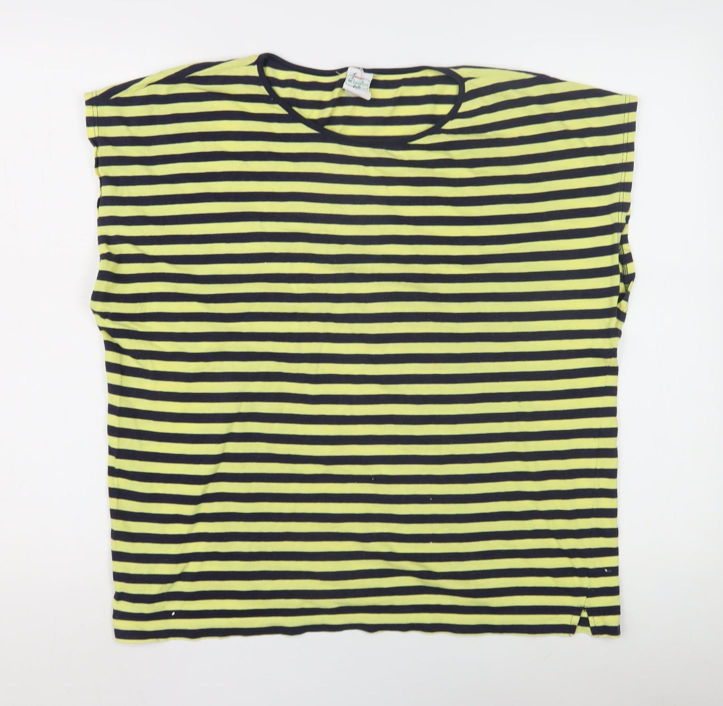 Womens UK Size L Benetton Multicoloured Basic T-Shirt