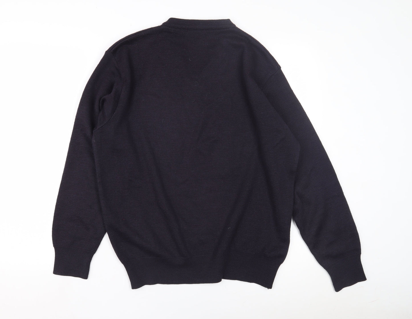 Adolfo Men's Black M Pullover V-Neck Jumper