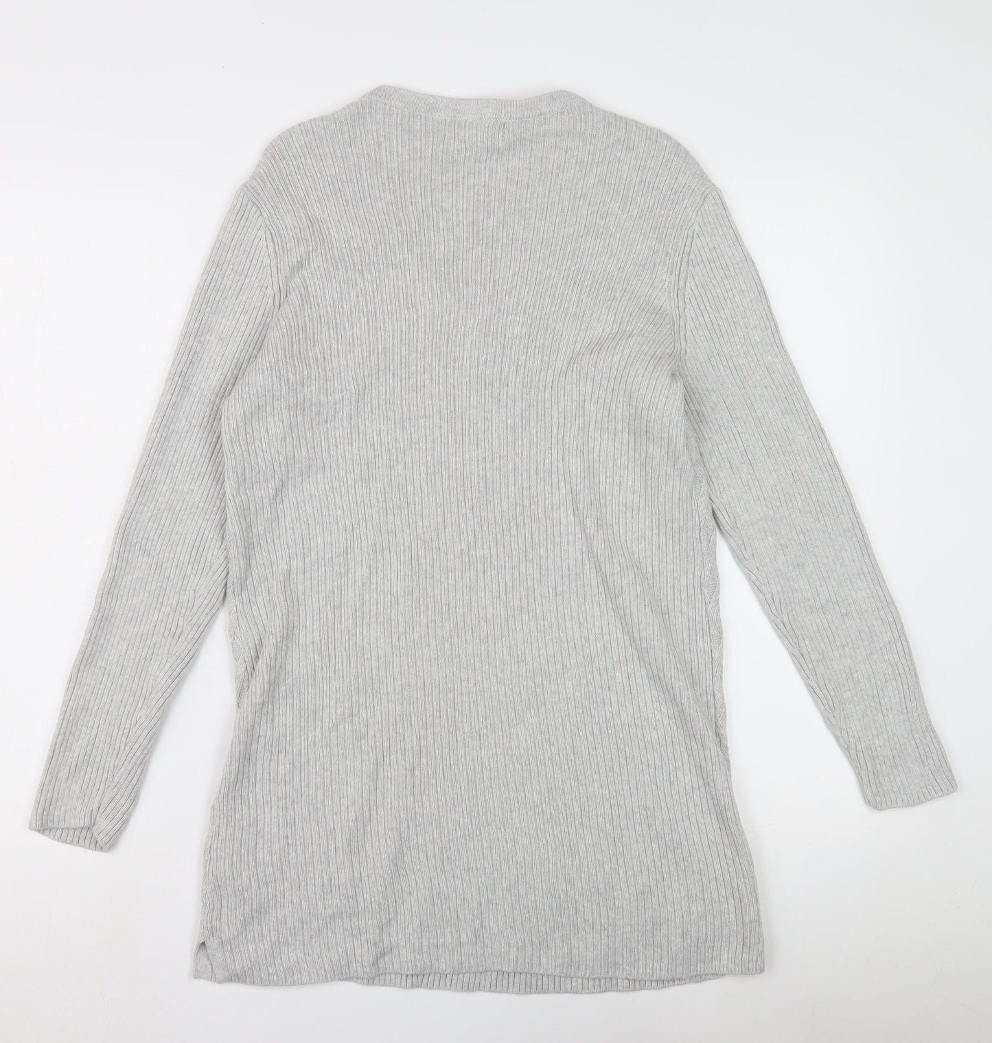 Womens UK Size 8 Lands' End Grey Pullover Jumper