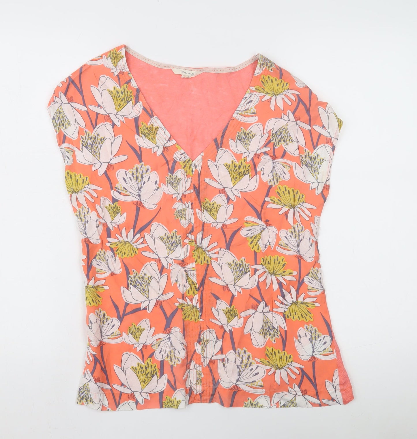 Womens UK Size 10 White Stuff Multicoloured Basic Blouse