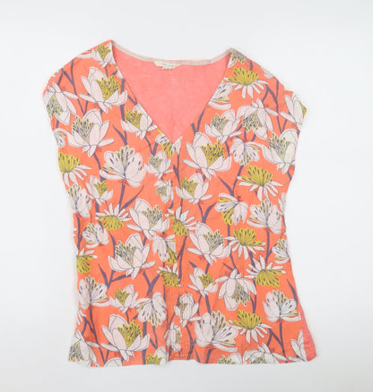 Womens UK Size 10 White Stuff Multicoloured Basic Blouse