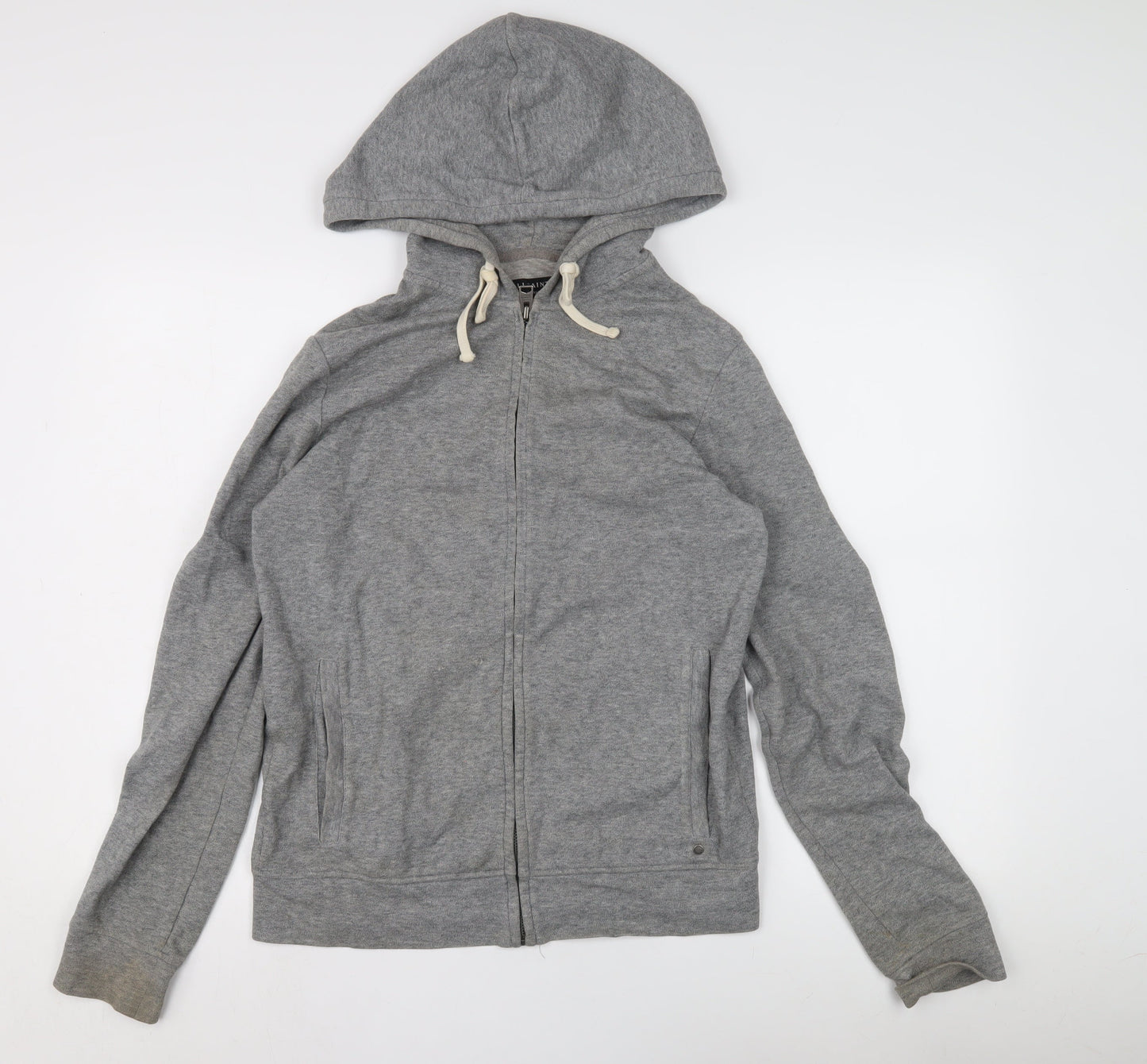 Mens UK Size S AllSaints Grey Full Zip Hoodie