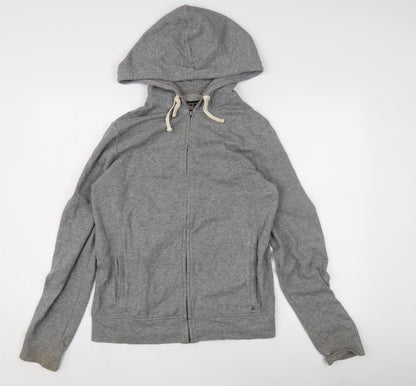 Mens UK Size S AllSaints Grey Full Zip Hoodie