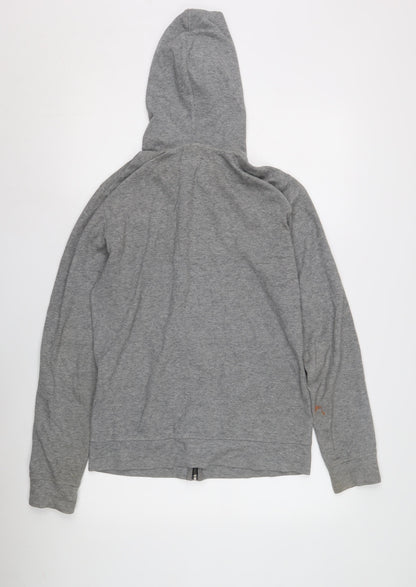 Mens UK Size S AllSaints Grey Full Zip Hoodie