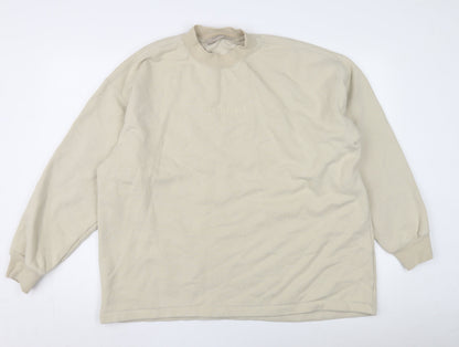 Essentials Women's XS Beige Long Sleeve Sweatshirt