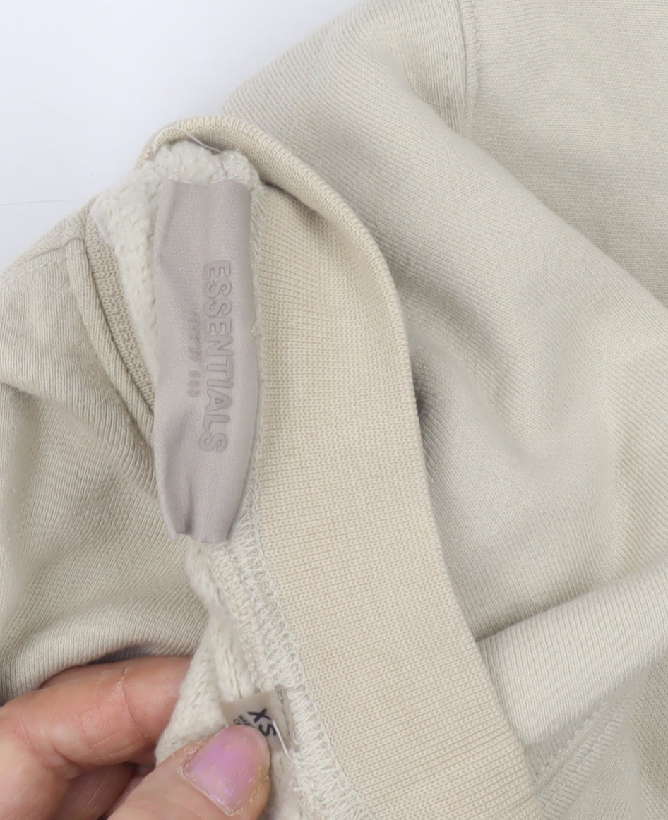 Essentials Women's XS Beige Long Sleeve Sweatshirt