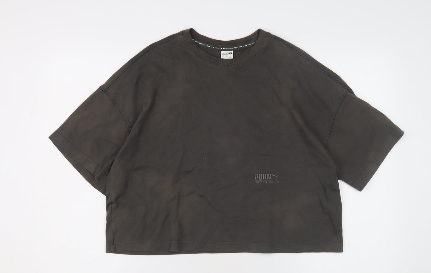 Unisex Adults UK Size XS PUMA Black Basic T-Shirt