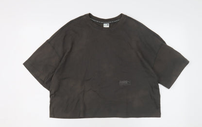 Unisex Adults UK Size XS PUMA Black Basic T-Shirt