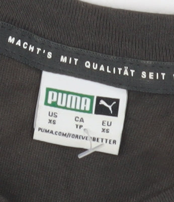Unisex Adults UK Size XS PUMA Black Basic T-Shirt