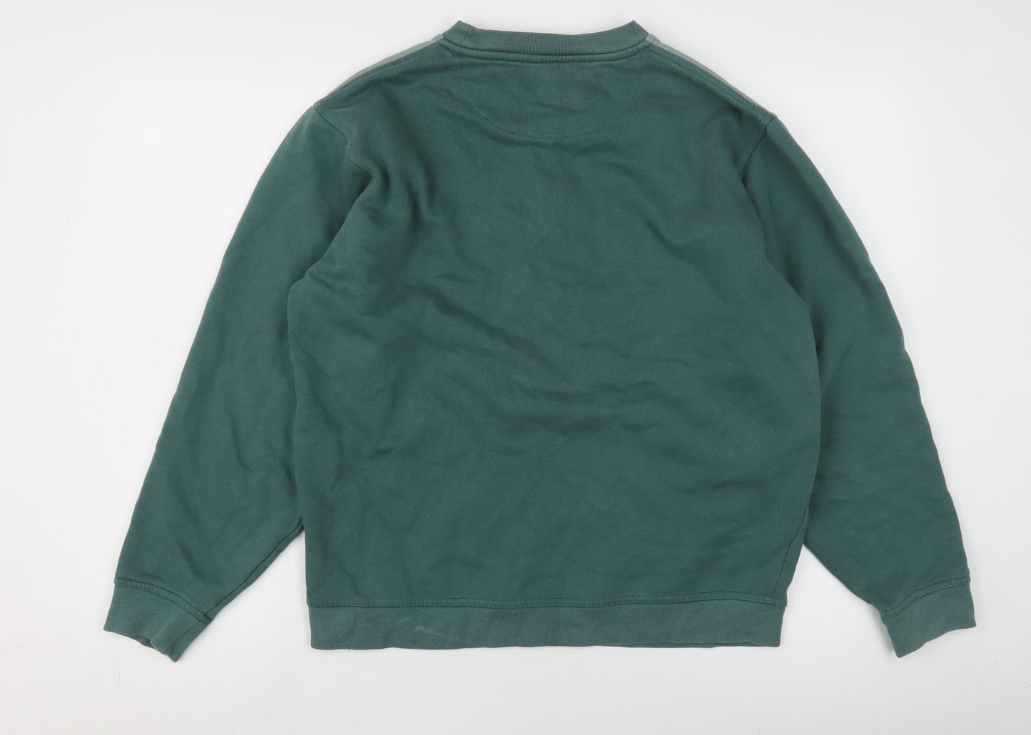 Mens UK Size M EWM Green Pullover Sweatshirt