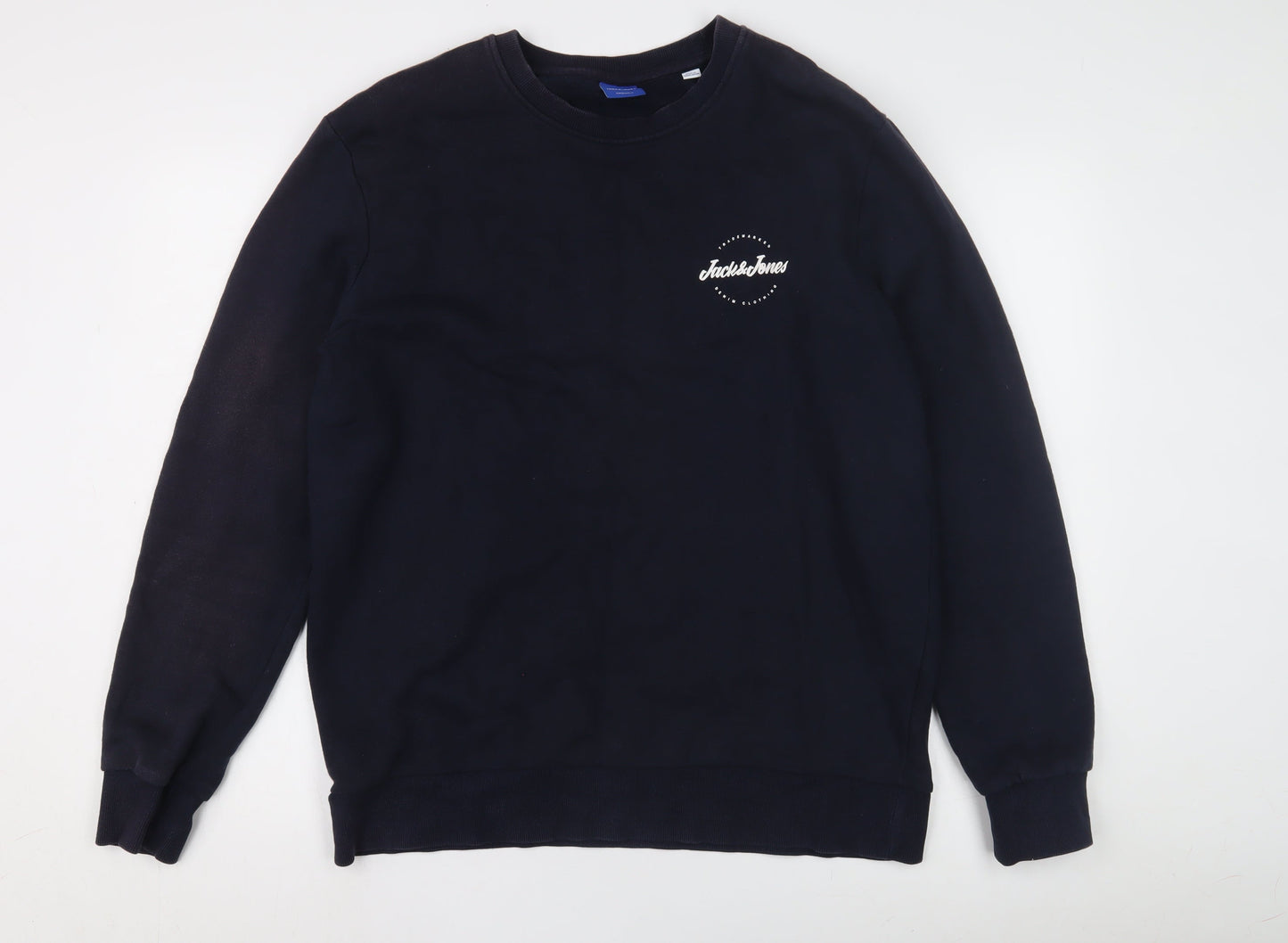 Mens UK Size XL JACK & JONES Black Pullover Sweatshirt
