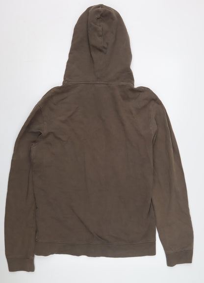 Mens UK Size S AllSaints Brown Pullover Hoodie