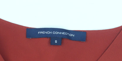 French Connection Women's Red Sleeveless Blouse