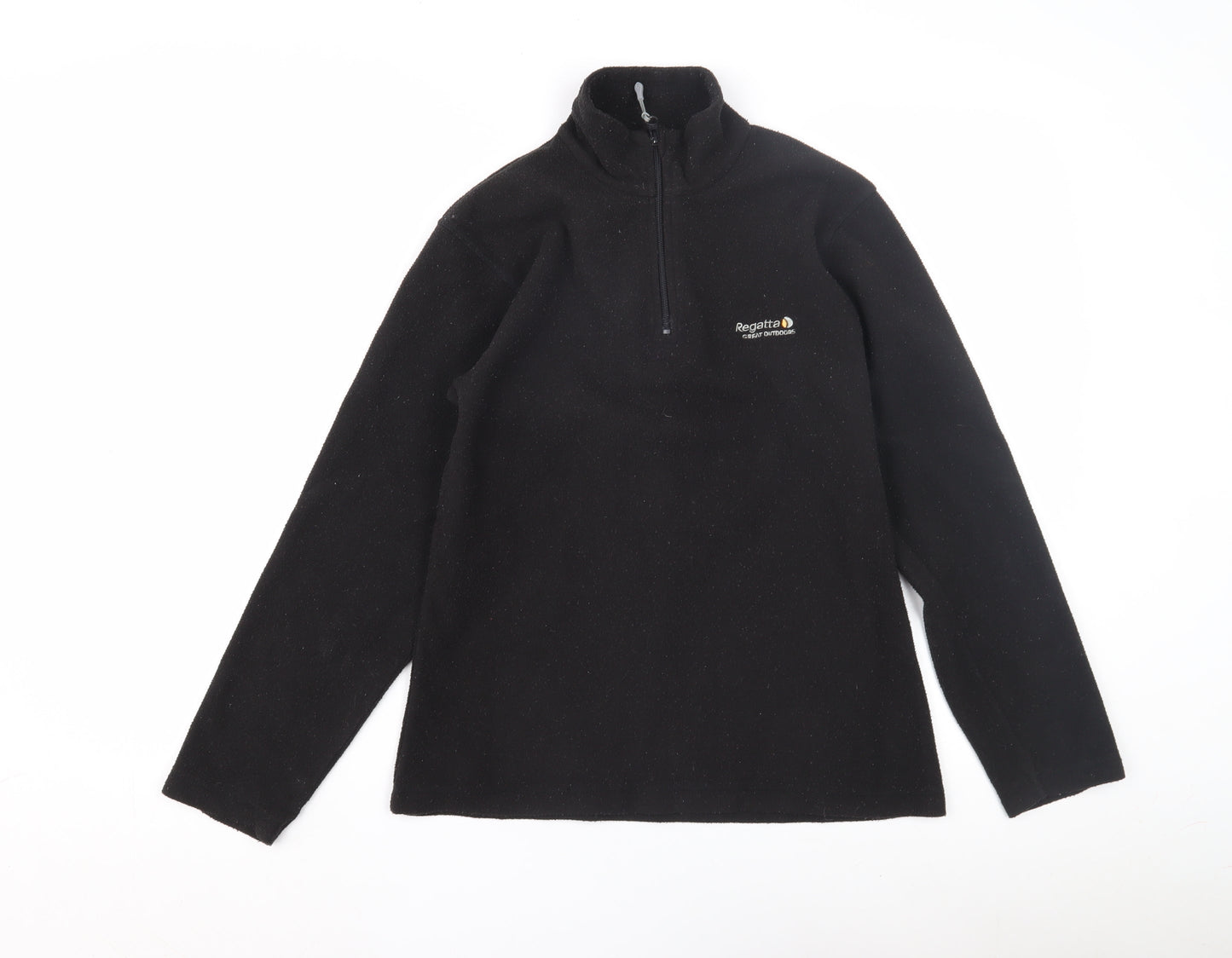 Womens UK Size 8 Regatta Black Henley Sweatshirt
