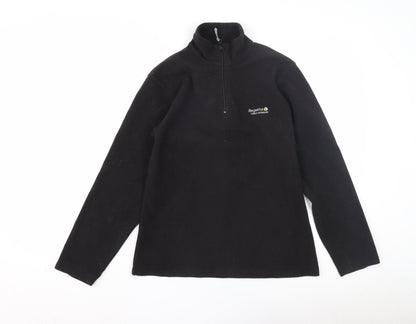 Womens UK Size 8 Regatta Black Henley Sweatshirt