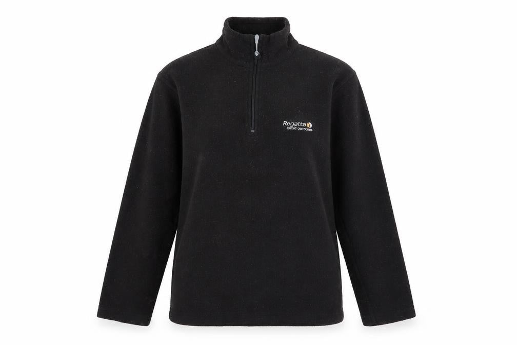 Womens UK Size 8 Regatta Black Henley Sweatshirt