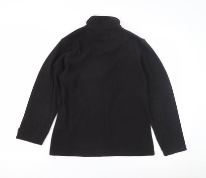 Womens UK Size 8 Regatta Black Henley Sweatshirt