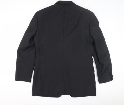Scott & Taylor Men's Black Formal Suit Jacket 50