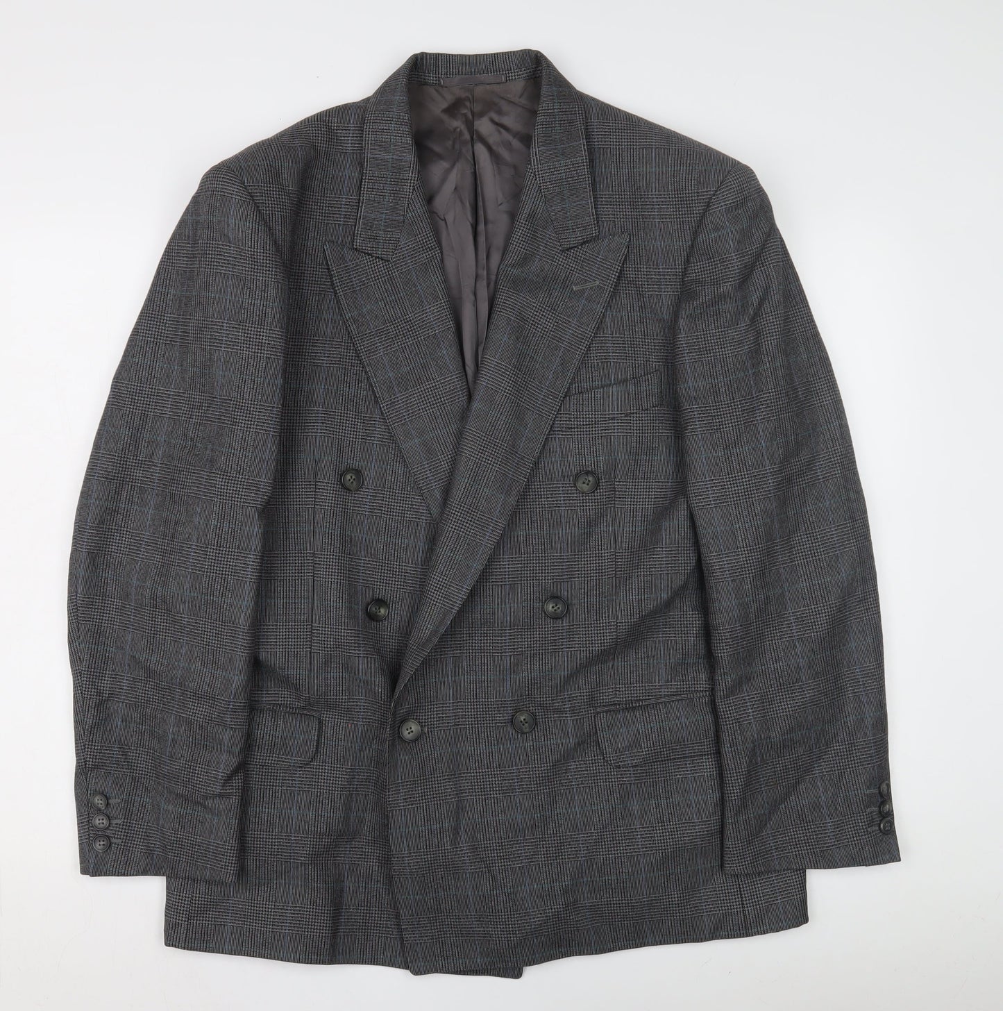 Mens UK Size 52 Jaeger Regular Grey Suit Jacket