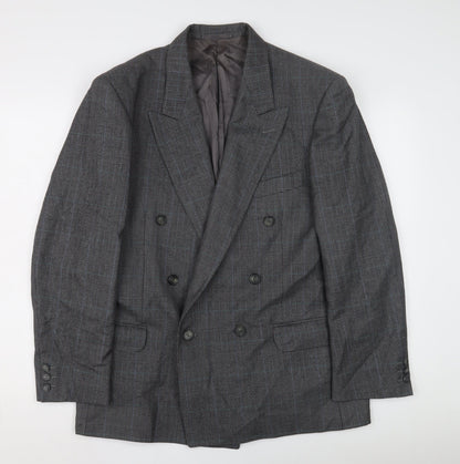 Mens UK Size 52 Jaeger Regular Grey Suit Jacket