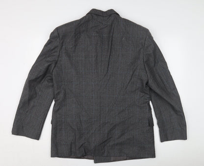 Mens UK Size 52 Jaeger Regular Grey Suit Jacket