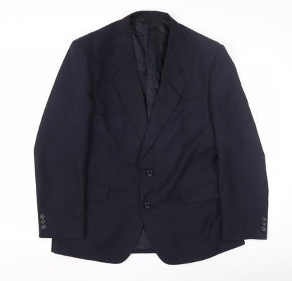 Mens UK Size 42 Varteks Regular Blue Suit Jacket