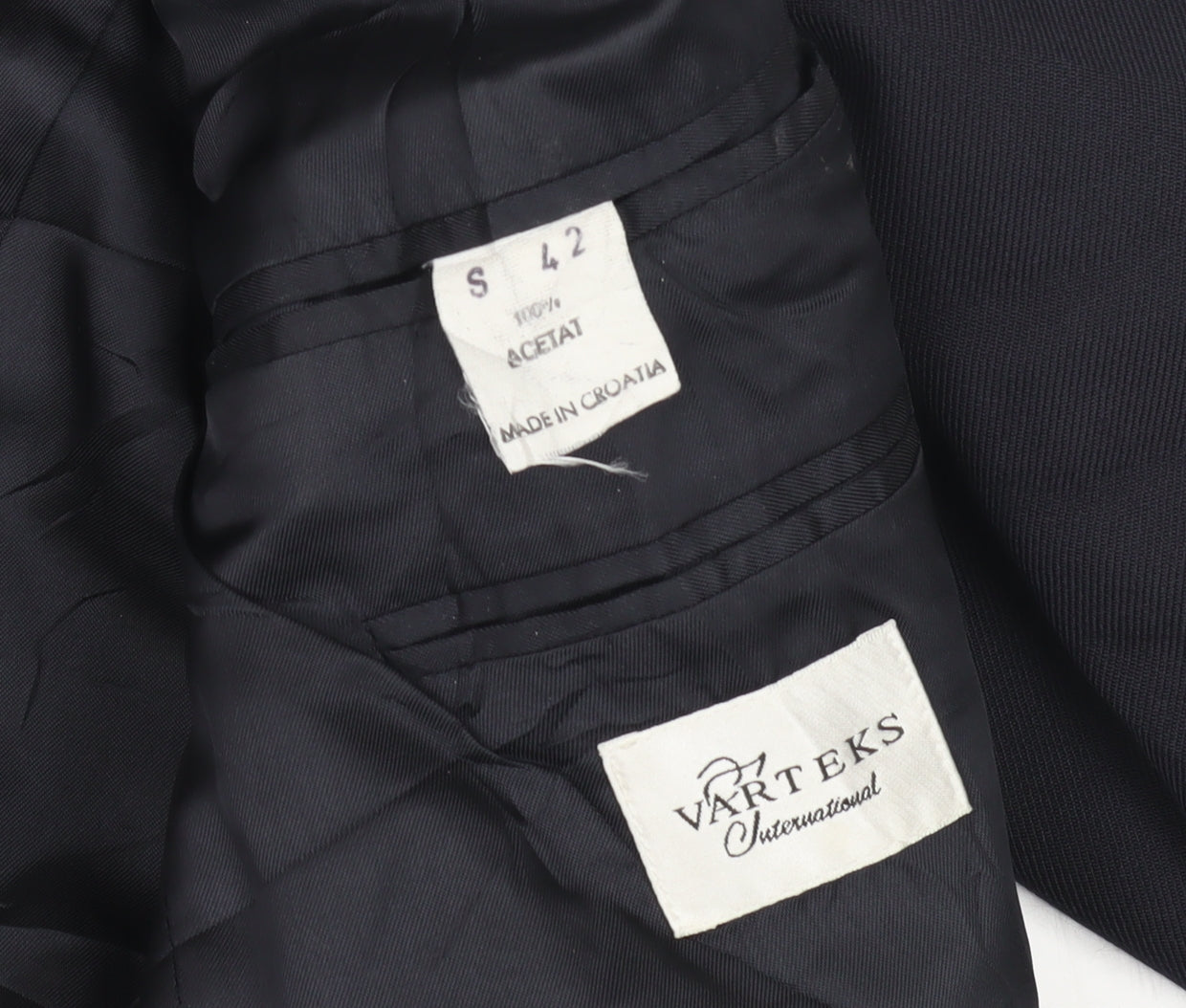 Mens UK Size 42 Varteks Regular Blue Suit Jacket
