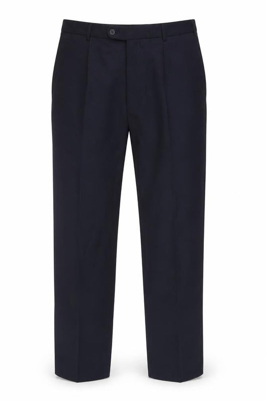 Mens UK Size 38S Ciro Citterio Slim Fit Dress Pants Black Trousers