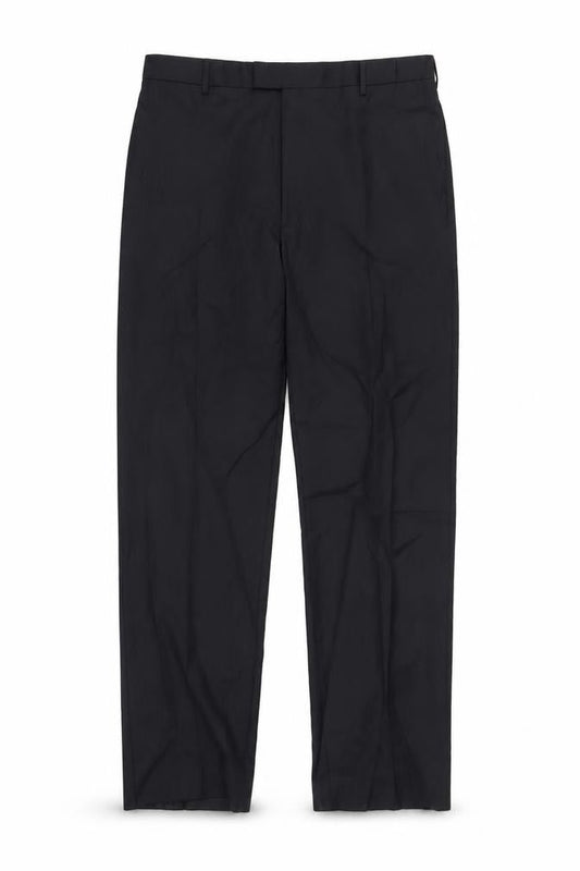 Mens UK Size L Austin Reed Regular Fit Formal Black Trousers
