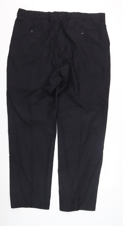 Austin Reed Men's Black Dress Pants 40L Formal Trousers