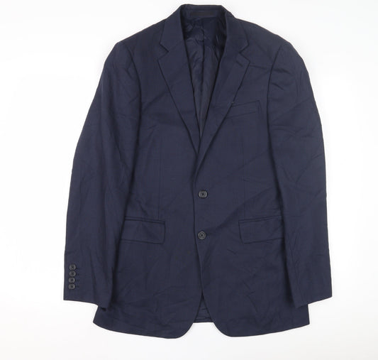 Mens UK Size 36 Jaeger Regular Blue Suit Jacket