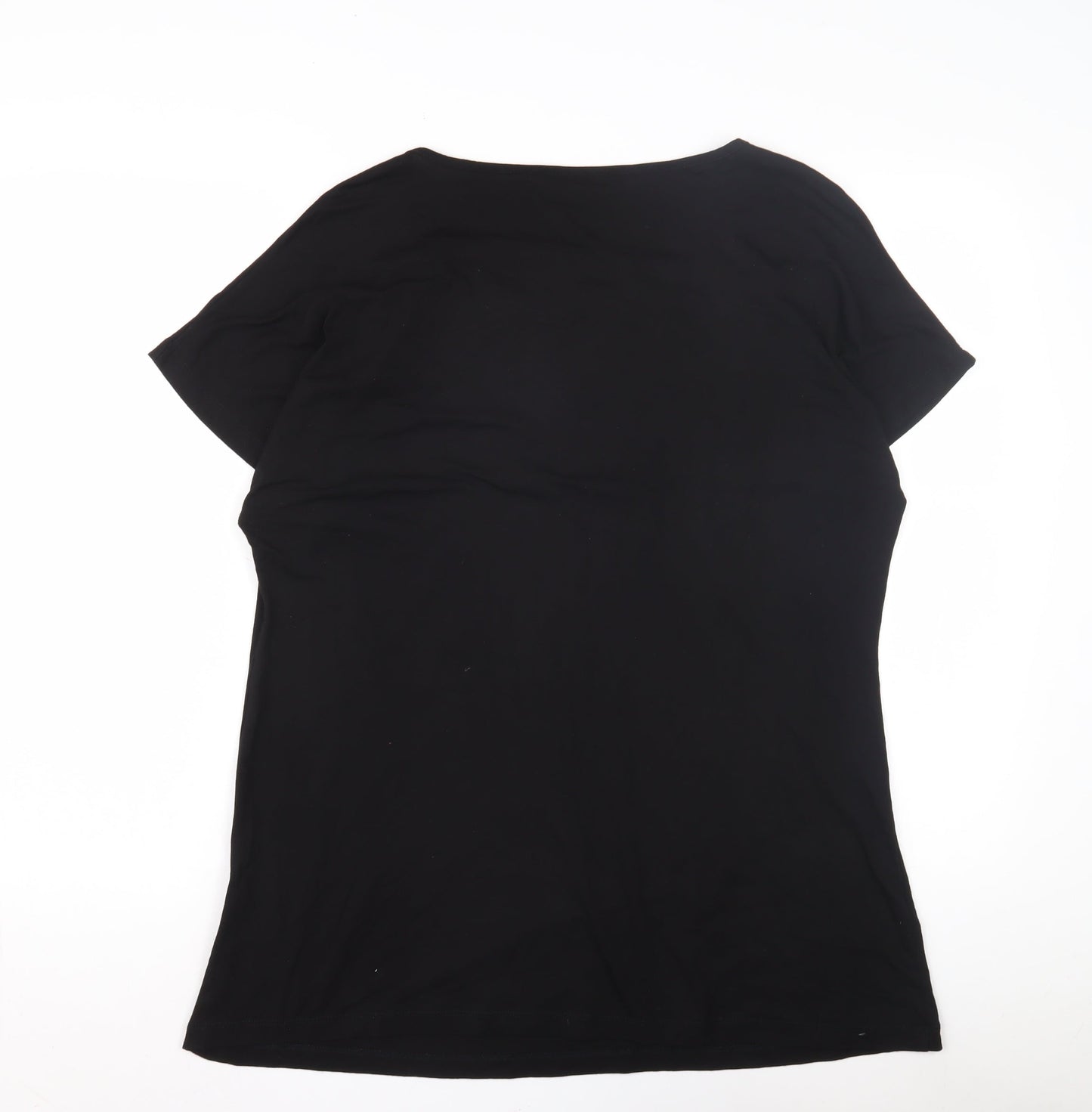 EWM Women's Black Plus Size Sequin T-Shirt