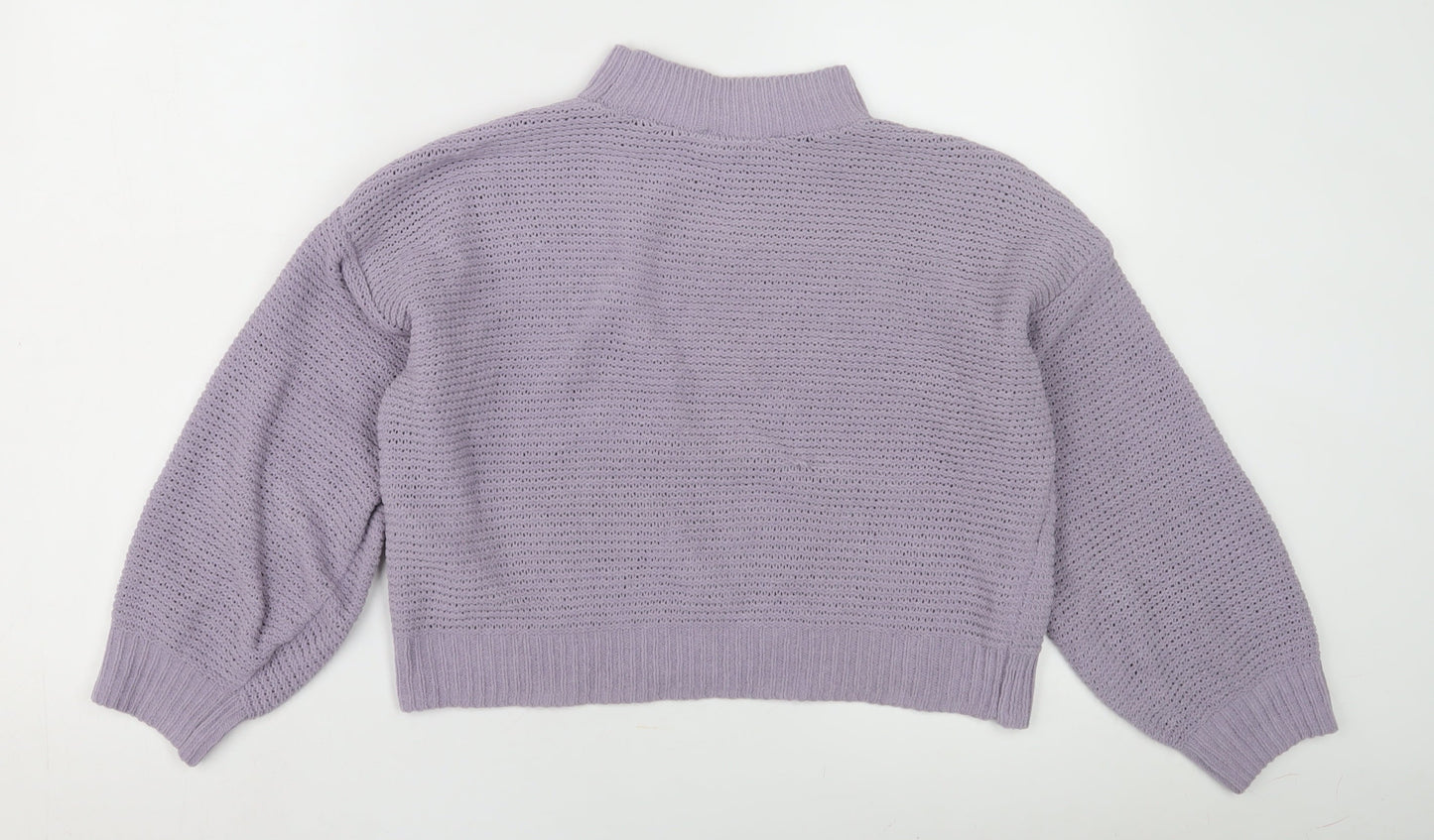 Womens UK Size XS Hollister Purple Pullover Jumper