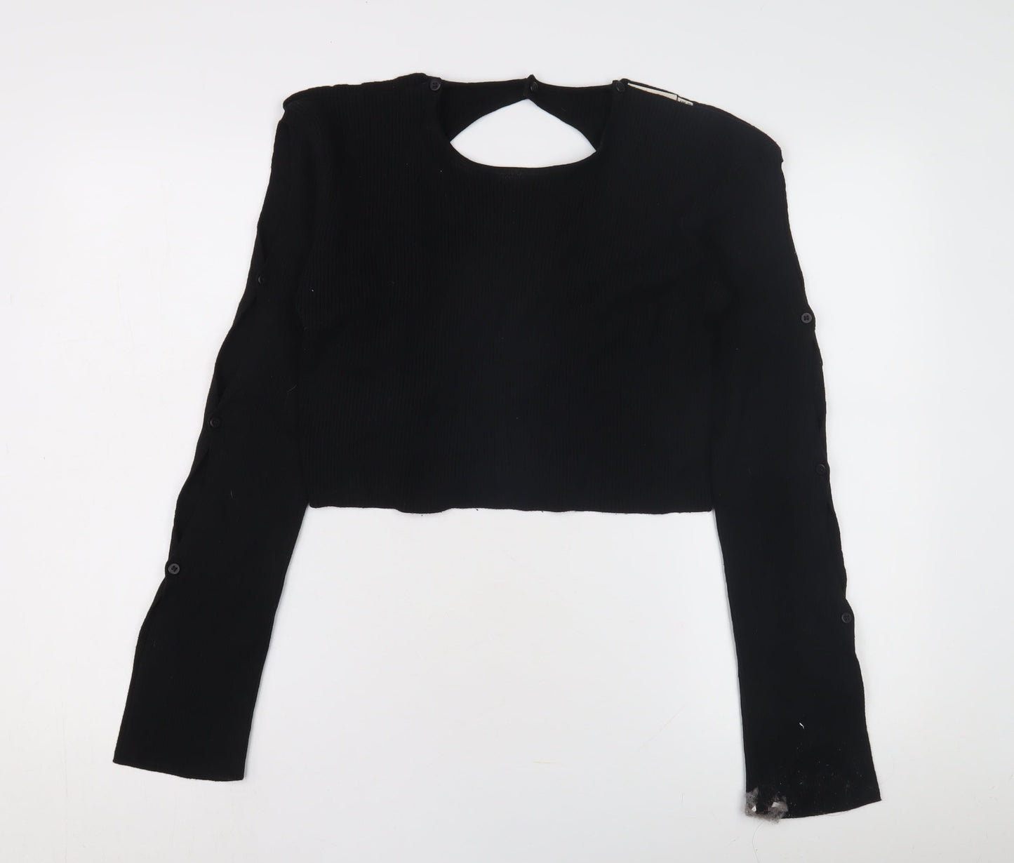 Milk It Women's Black Cardigan UK 10 Long Sleeve