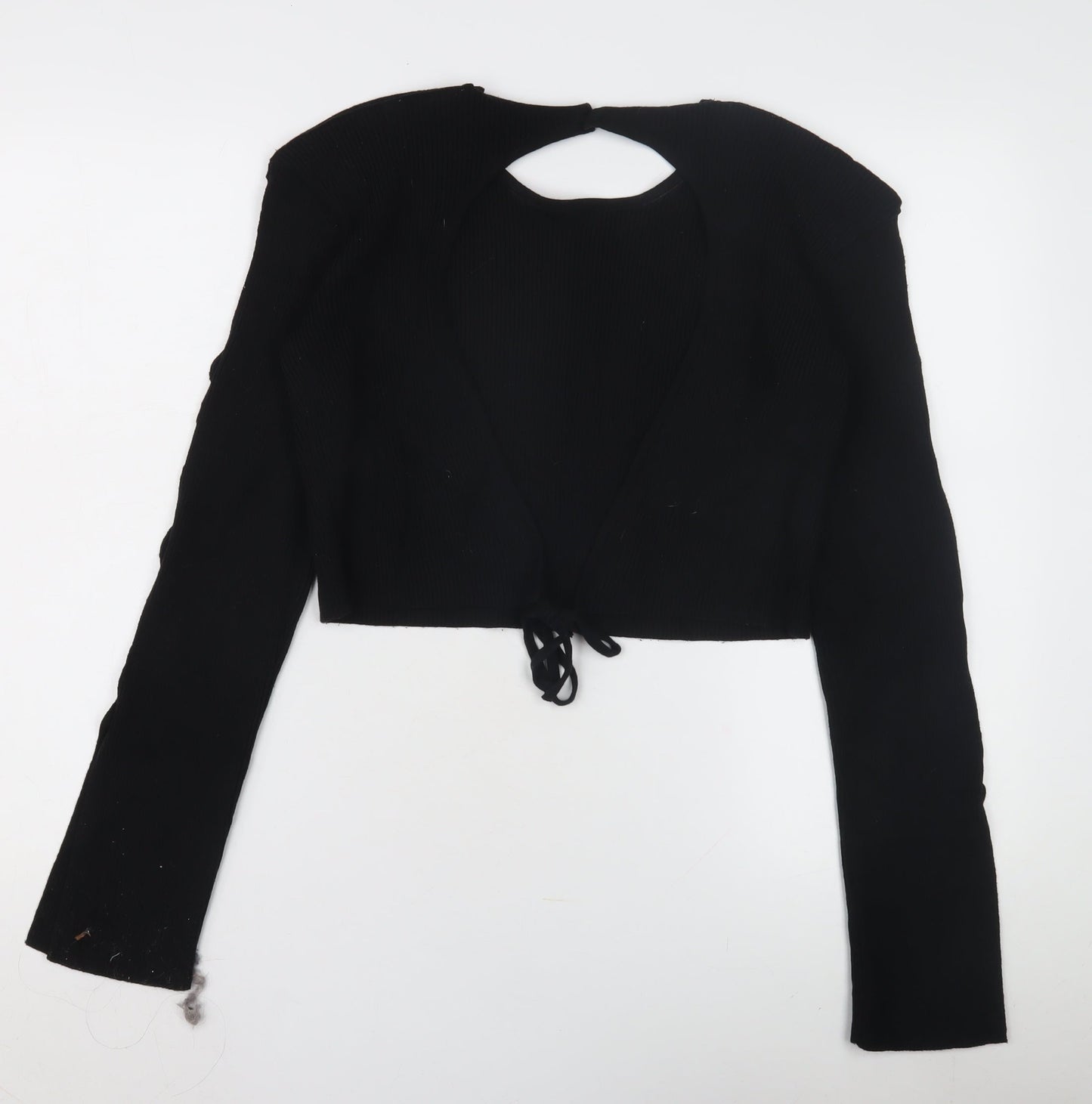Milk It Women's Black Cardigan UK 10 Long Sleeve