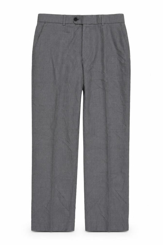 Mens UK Size 34 S Burton Regular Fit Business Formal Grey Trousers