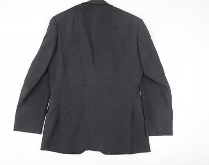 Mens UK Size 38 Burton Regular Grey Suit Jacket