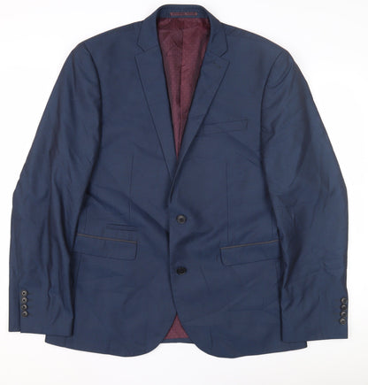Mens UK Size 42 NEXT Regular Blue Suit Jacket