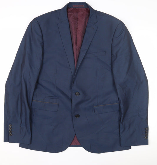 Mens UK Size 42 NEXT Regular Blue Suit Jacket