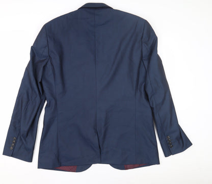 Mens UK Size 42 NEXT Regular Blue Suit Jacket