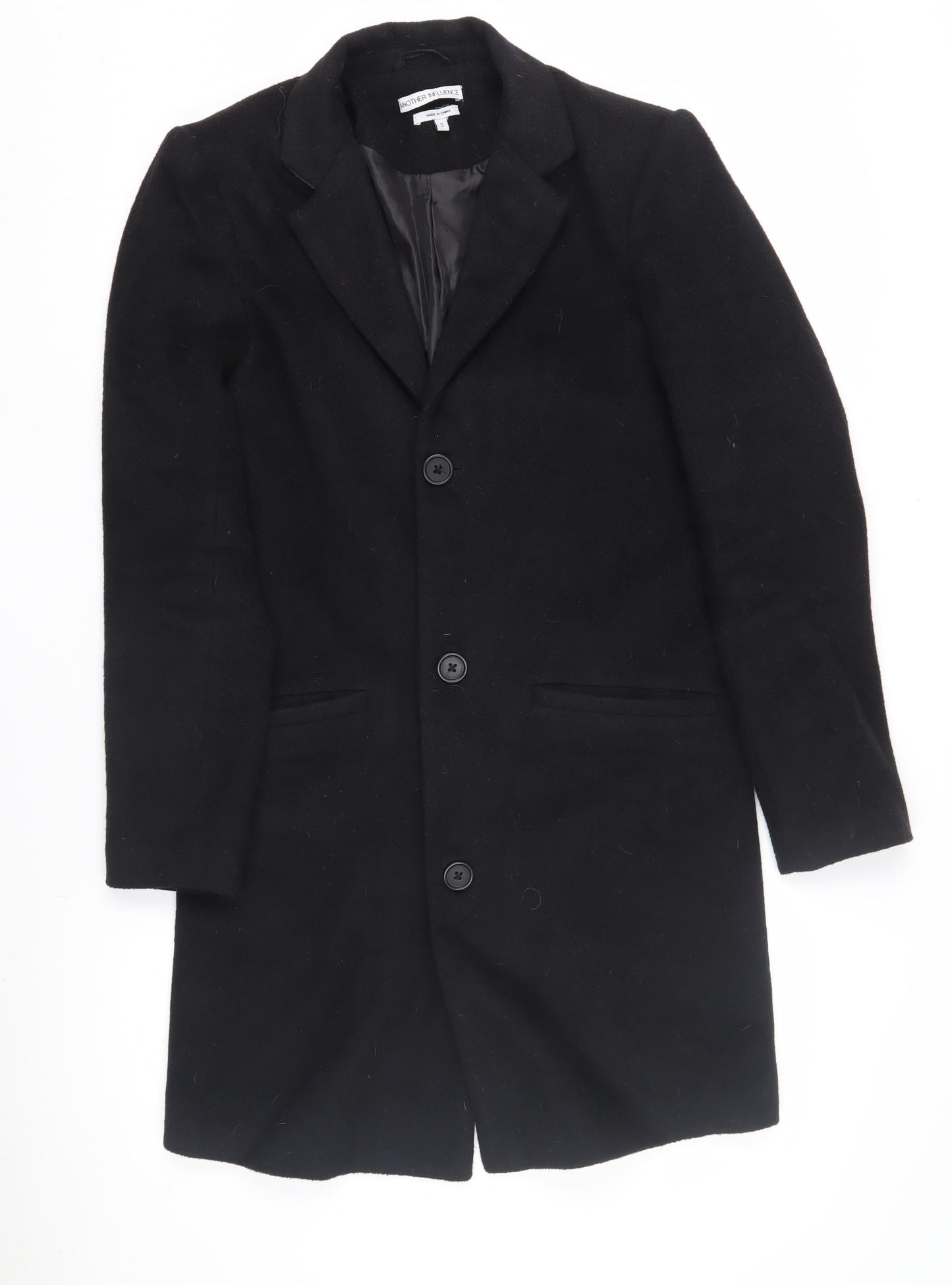 Another Influence Women's Black Wool Coat Size S